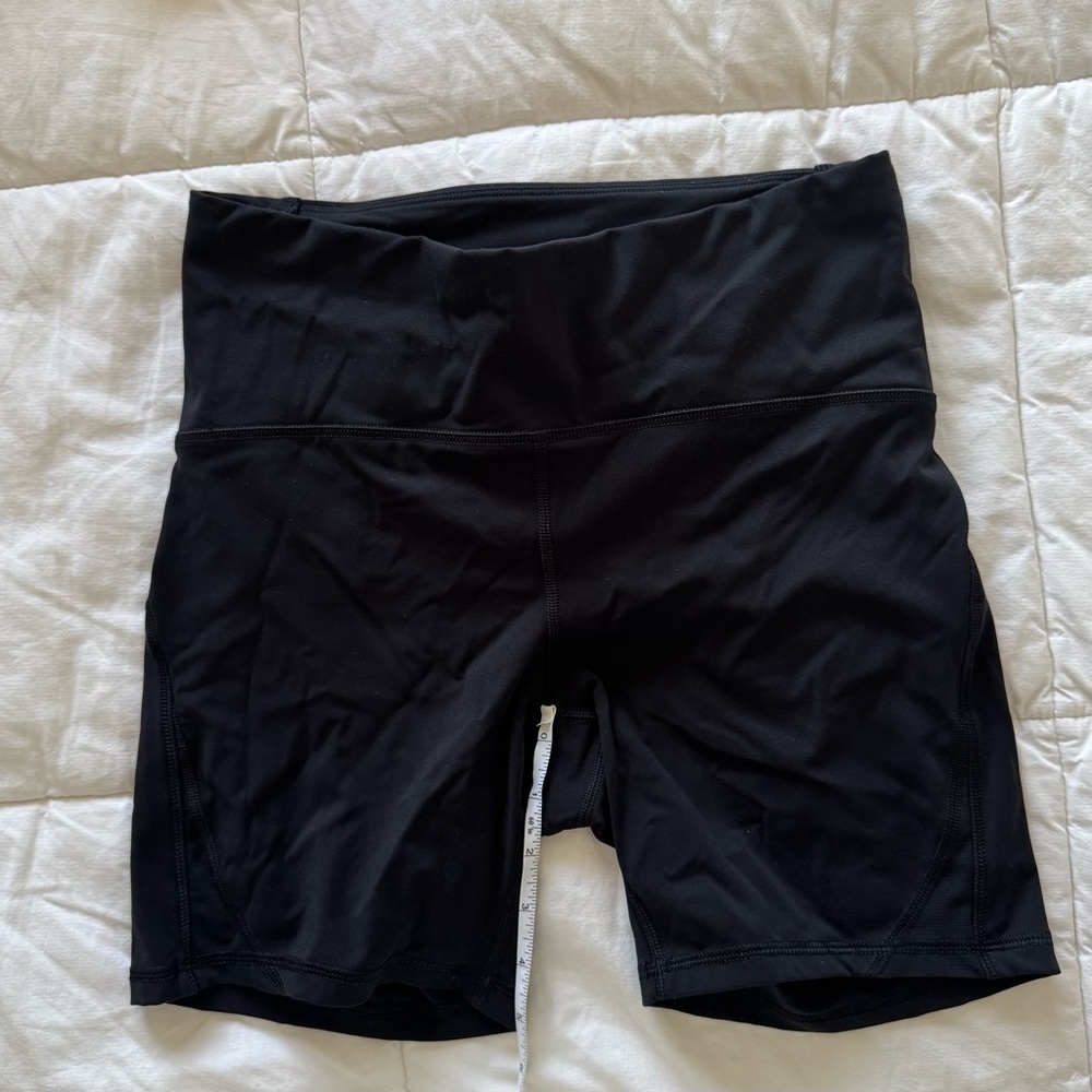 CRZ YOGA Black Bike Shorts Comfortable Fit